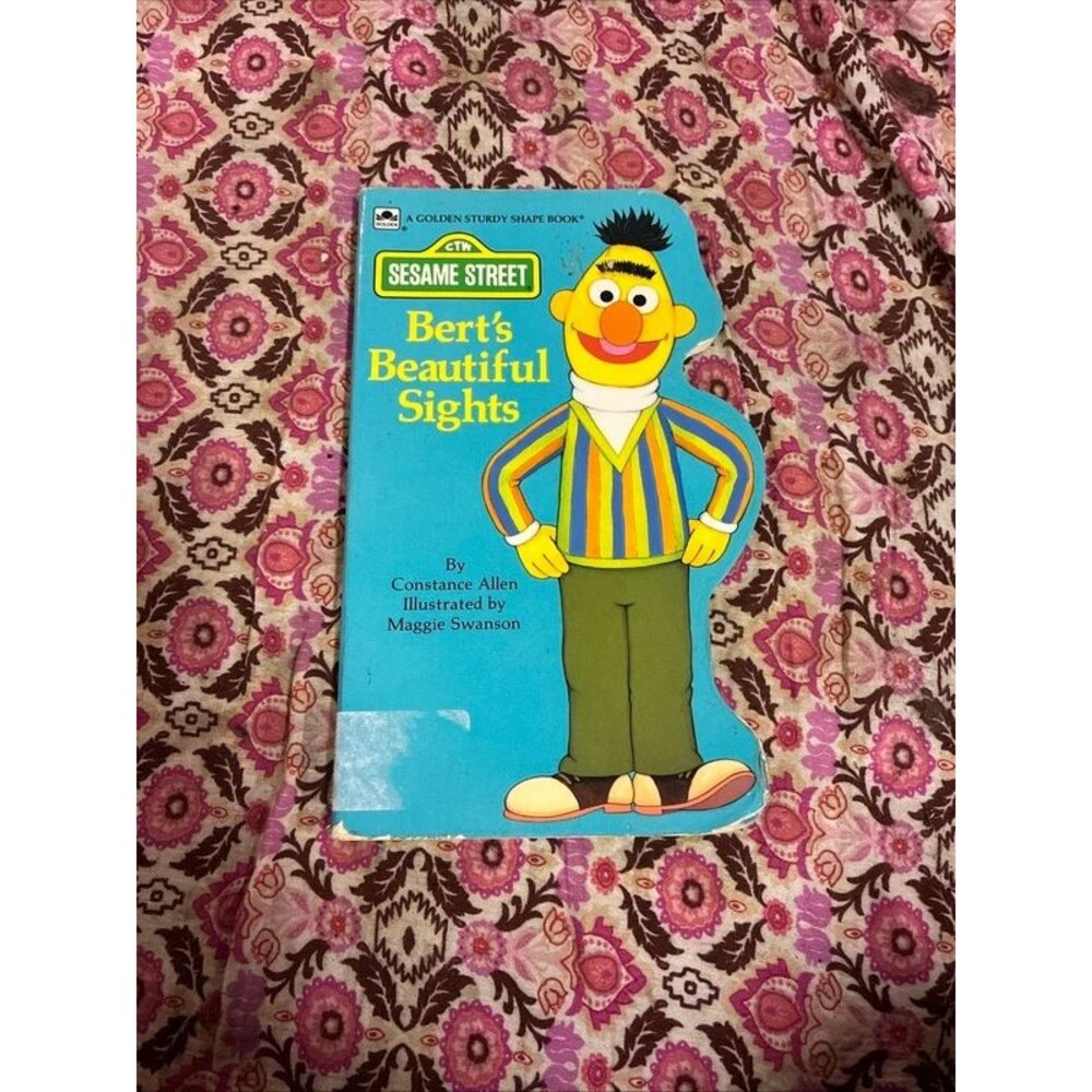 Vintage Golden Sturdy Shape book: Bert's Beautiful Sights 1990